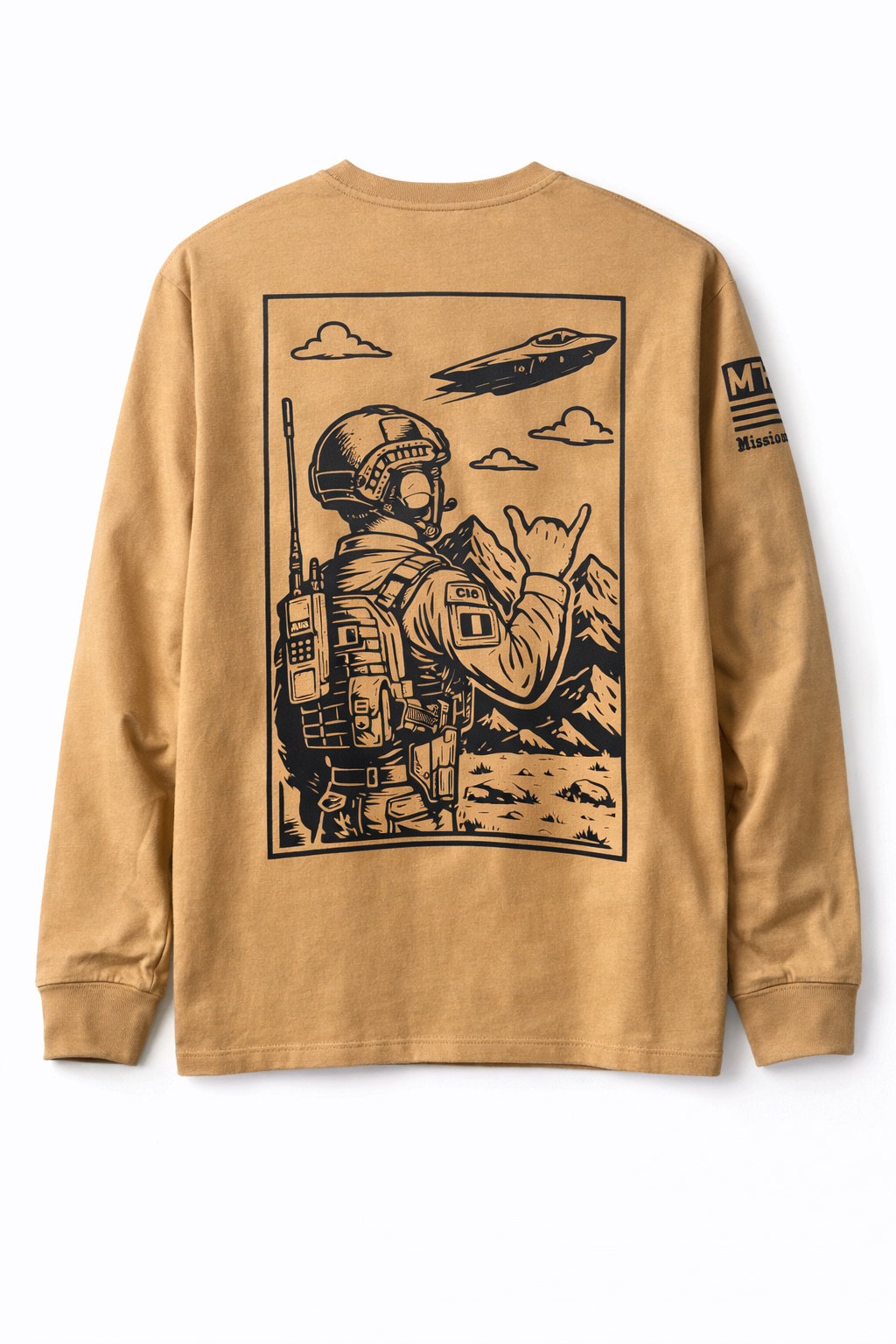 T SHIRT MANCHE LONGUE MISSION HOSTILE – Image 5