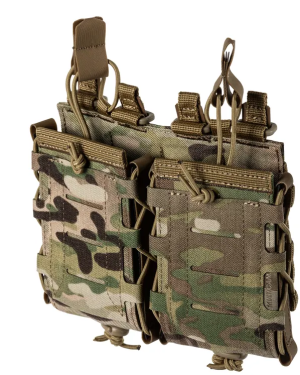 FLEX MULTI-CALIBER DOUBLE MAG BUNGEE POUCH MULTICAM 5.11