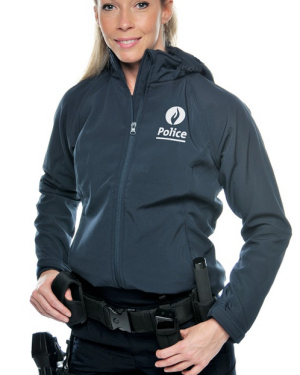 BLOUSON SOFTSHELL ETE POLICE FEMME